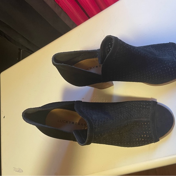 Lucky Brand Open Toe Booty - Picture 3 of 6